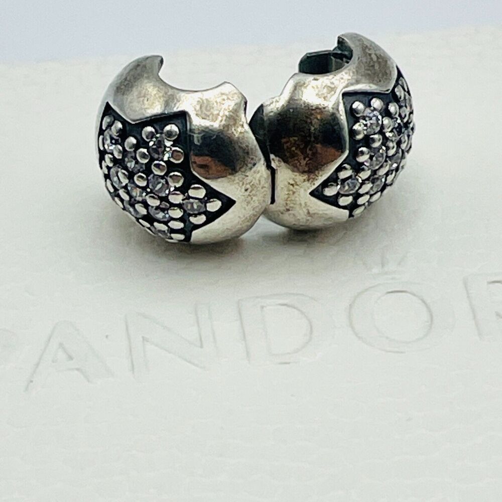 Authentic 925 ALE Pandora Sterling You're a Star Charm 791056CZ New Old Stock